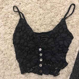 Black urban outfitters cropped top :)